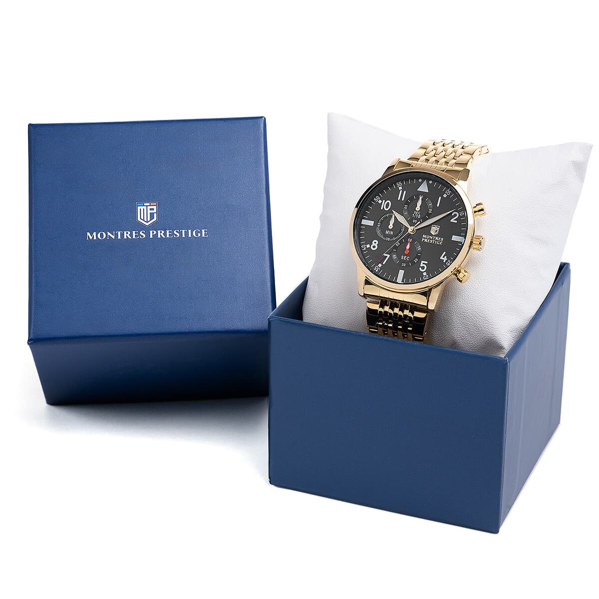 Invicta X Montres Prestige Pilot Gold/Black Men's Watch 42mm MPW-0079 New! - Thumbnail 2