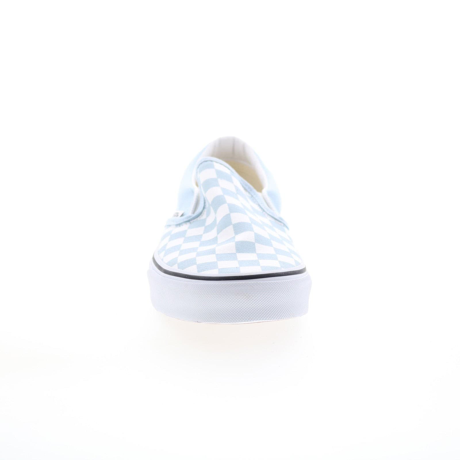 Vans Classic Slip-On Checkerboard baby blue /True White Men's 7, Women's 8.5 M - Thumbnail 9