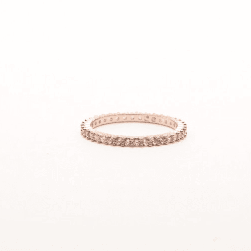 Swarovski Matrix Vittore Ring Circle-Cut Crystals on a Rose Gold Tone Setting 5 - Thumbnail 9