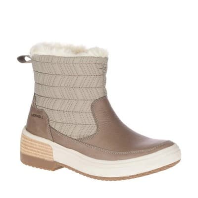 Merrell Women's Haven Bluff Polar Waterproof Winter Boots Brindle 8.5 M - Image 1