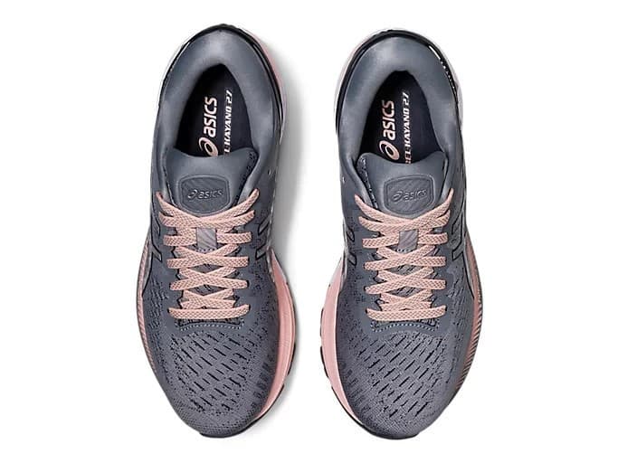 Asics Gel-Kayano 27 Womens Running Shoes Size 8.5 WIDE Sheet Rock/Pure Silver - Thumbnail 5