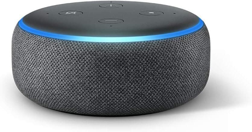 NEW Amazon ECHO DOT Smart Speaker 3rd Gen Charcoal & Power Adapter Sealed in Box - Image 1