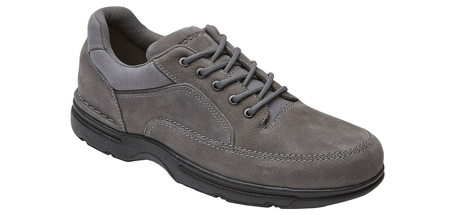 Rockport Men's Eureka Walking Casual Shoes , Steel Grey Nubuck, 11.5 M - Thumbnail 4