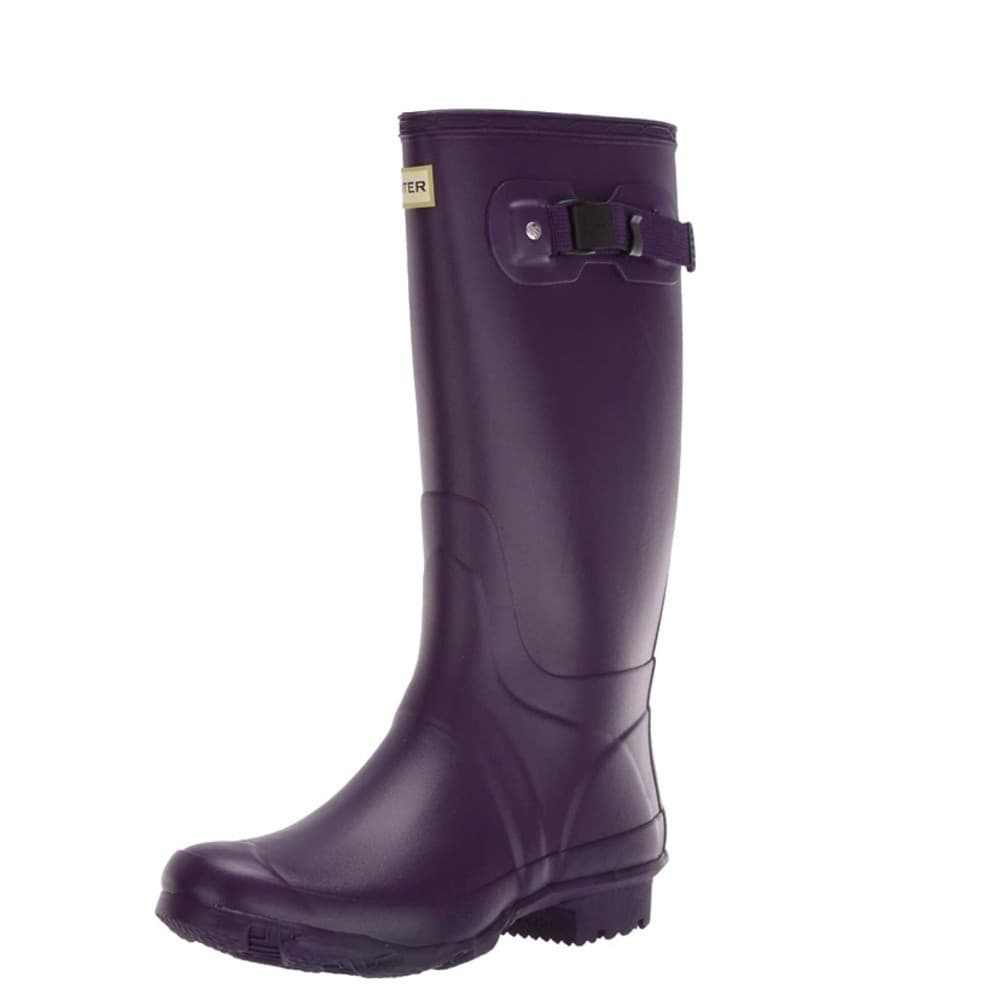 Hunter Original Field Women's Waterproof Rain Boot PURPLE Size 9 US - Thumbnail 4