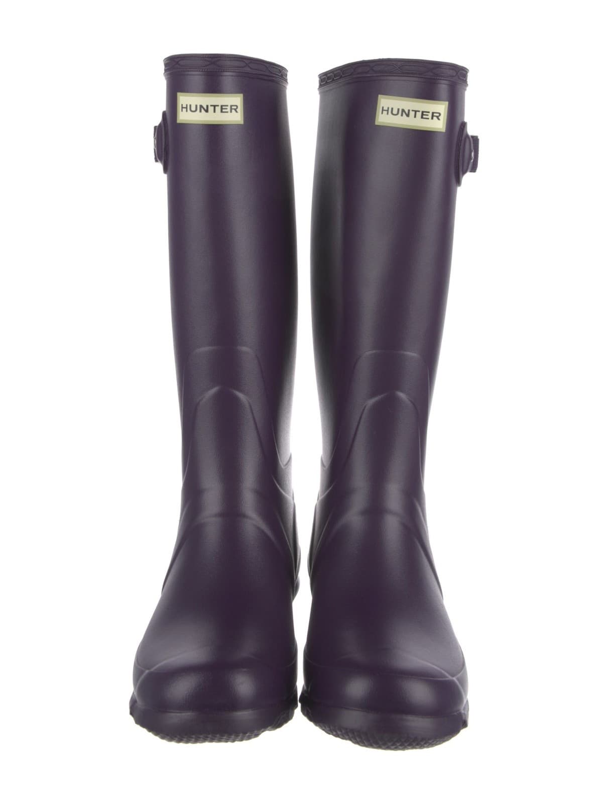 Hunter Original Field Women's Waterproof Rain Boot PURPLE Size 9 US - Thumbnail 2