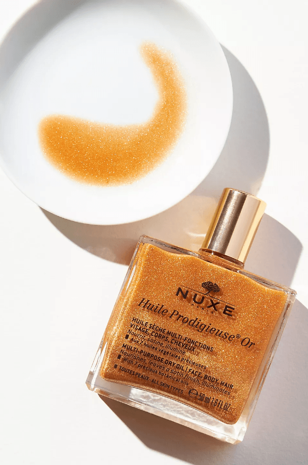 Nuxe Huile Prodigieuse OR Golden Shimmer Oil Face, Body & Hair (50ml / 1.6 floz) - Thumbnail 9