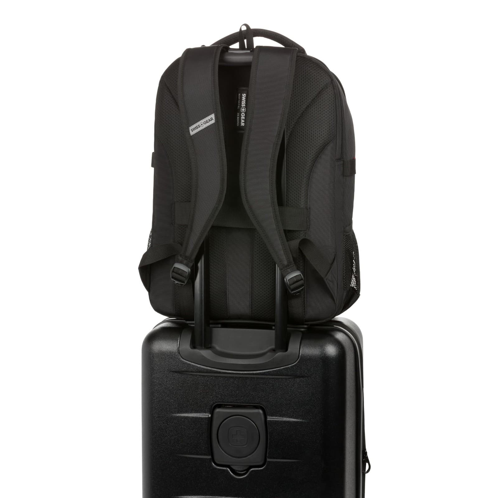 SwissGear Civic Pro Laptop Backpack, Black 5213 , 18"x13.25"x7 - Thumbnail 6