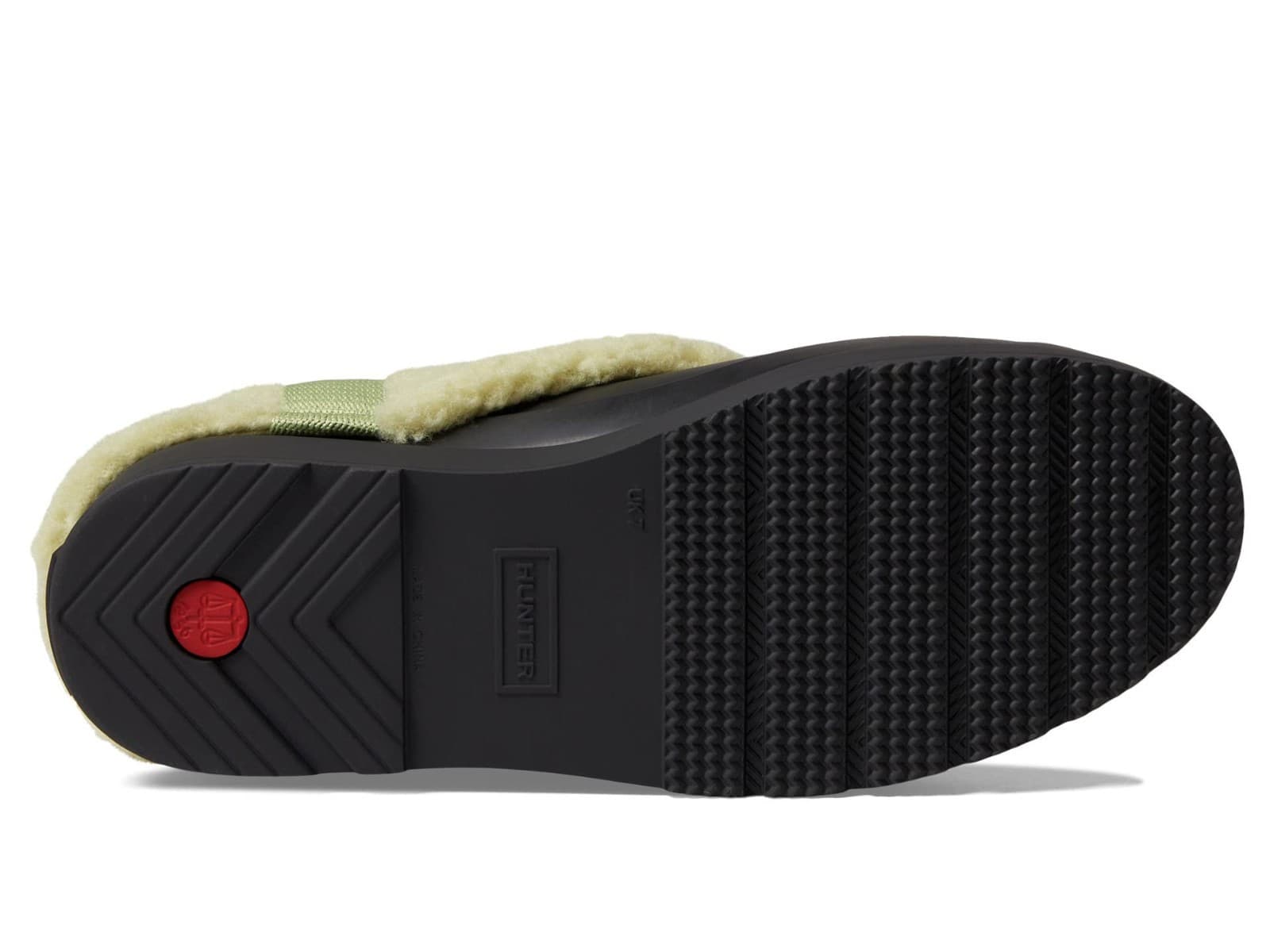 Hunter Play Sherpa Insulated Clog Women’s Black/Green Rubber Shoe NEW Size 8 M - Thumbnail 5