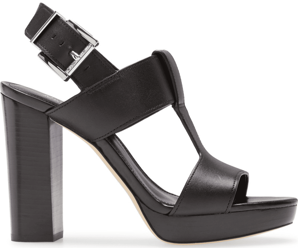 Michael Kors Size 9 M Becker T-Strap Sling back Sandals Women - Thumbnail 2