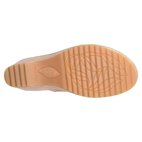 BORN Clogs Natalie Tan Brown Leather Women Sz 10 M Slip-On Mule Wedge - Thumbnail 7