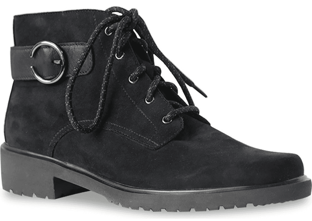 Munro Bradley II Women's Boot Black Nubuck Size US 8 Wide - Thumbnail 3