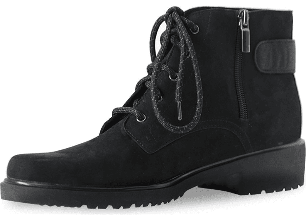 Munro Bradley II Women's Boot Black Nubuck Size US 8 Wide - Thumbnail 4