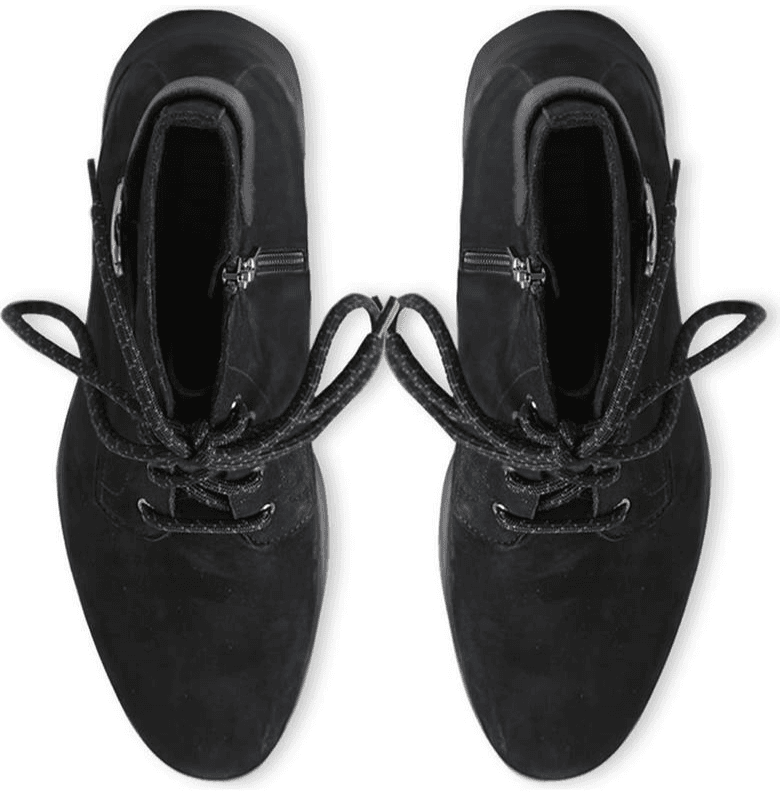 Munro Bradley II Women's Boot Black Nubuck Size US 8 Wide - Thumbnail 5