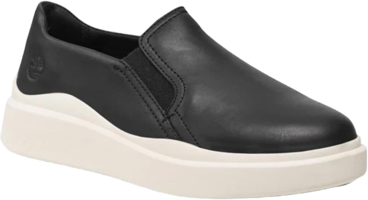 Timberland Nite Flex Slip-On Black Full Grain Leather Women size 9.5 US - Thumbnail 2