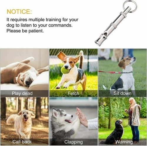 Gentle Deshedding Hair Fur Removal Pet Grooming Glove with Training Whistle - Thumbnail 11