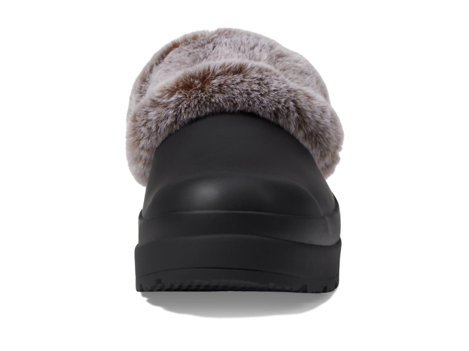 Hunter Play Faux Fur Women’s Clogs Slides Black US 8 - Thumbnail 3