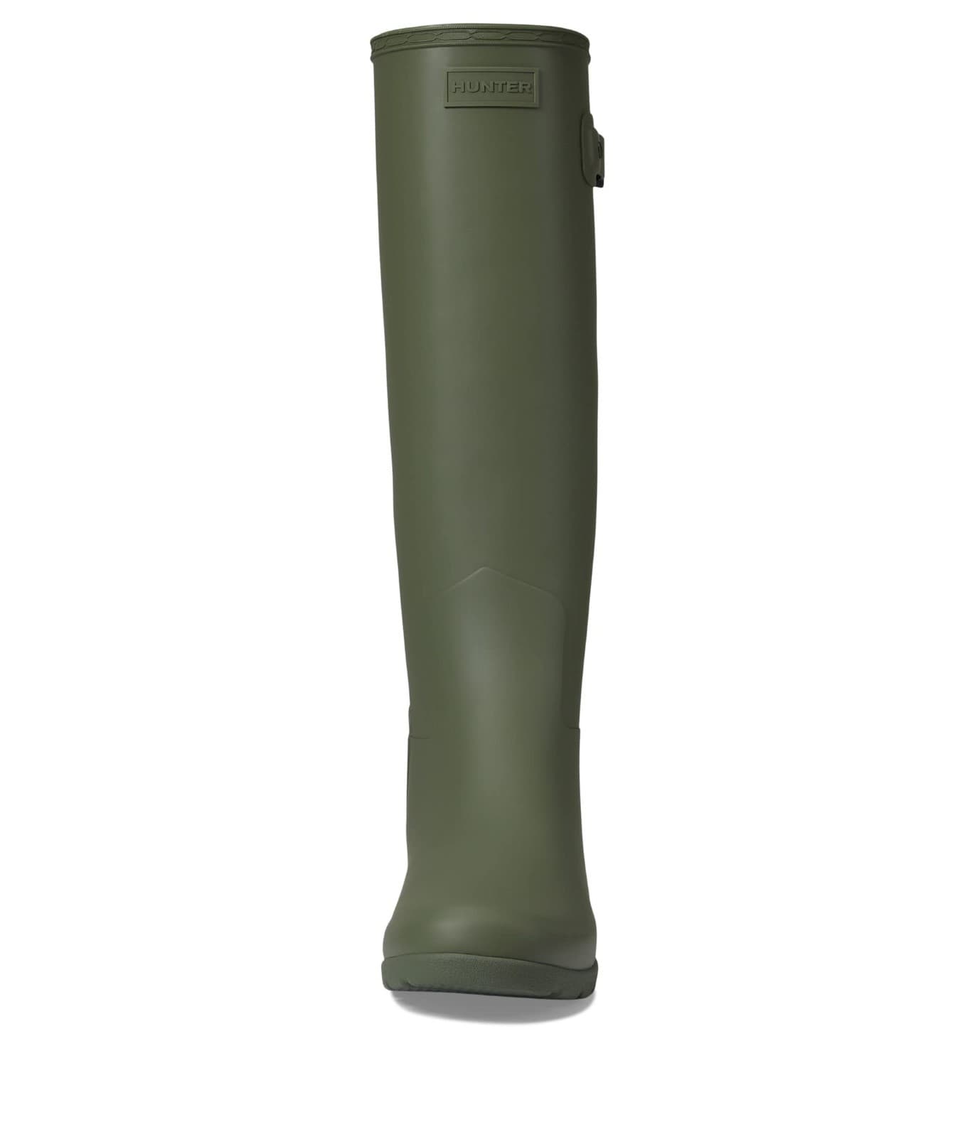 Hunter Original Tall Women's Waterproof Rain Boot Logo Backstrap Lichen Green 11 - Thumbnail 4