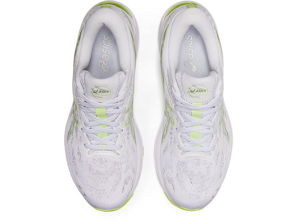 ASICS Women's Gel Cumulus 23 Running Shoes, White/Lime Green 8.5 B - Thumbnail 5