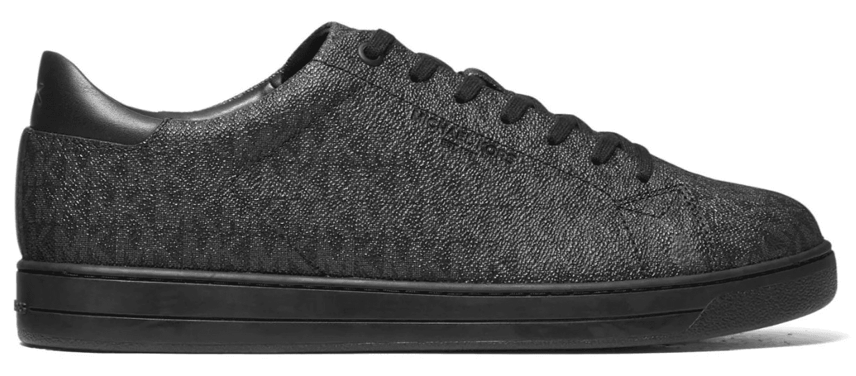 MICHAEL KORS Mens Black Logo Padded Nate Round Toe Sneakers Shoes 7 M - Thumbnail 2