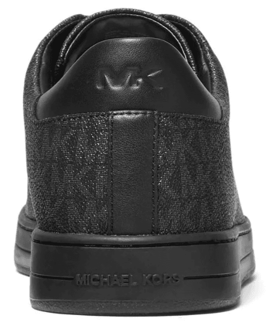 MICHAEL KORS Mens Black Logo Padded Nate Round Toe Sneakers Shoes 7 M - Thumbnail 3