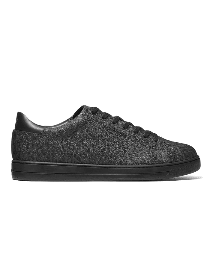 MICHAEL KORS Mens Black Logo Padded Nate Round Toe Sneakers Shoes 7 M - Thumbnail 4