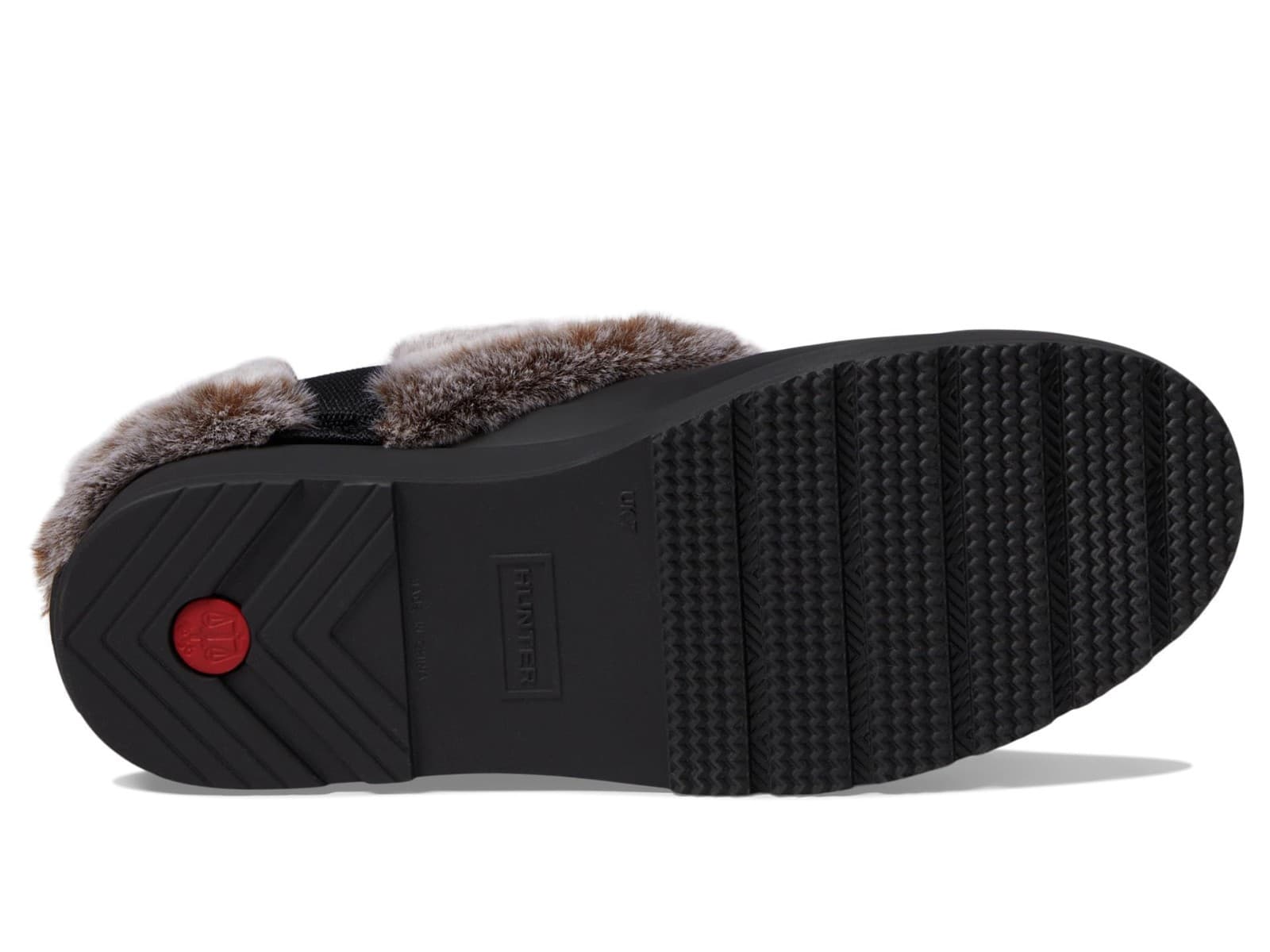 Hunter Play Faux Fur Women’s Clogs Slides Black US 8 - Thumbnail 5