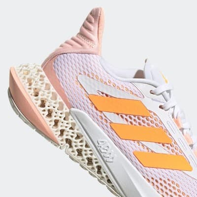 Adidas Women's 4DFwd Pulse "White Flash Orange" GX2984 Size 8 - Thumbnail 6