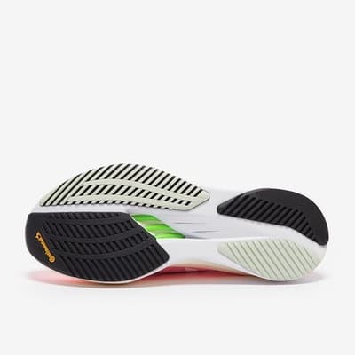 adidas Adizero Boston 11 Women Running shoes Beam Pink/White/Beam Green 8 B - Thumbnail 9