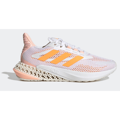 Adidas Women's 4DFwd Pulse "White Flash Orange" GX2984 Size 8 - Thumbnail 2