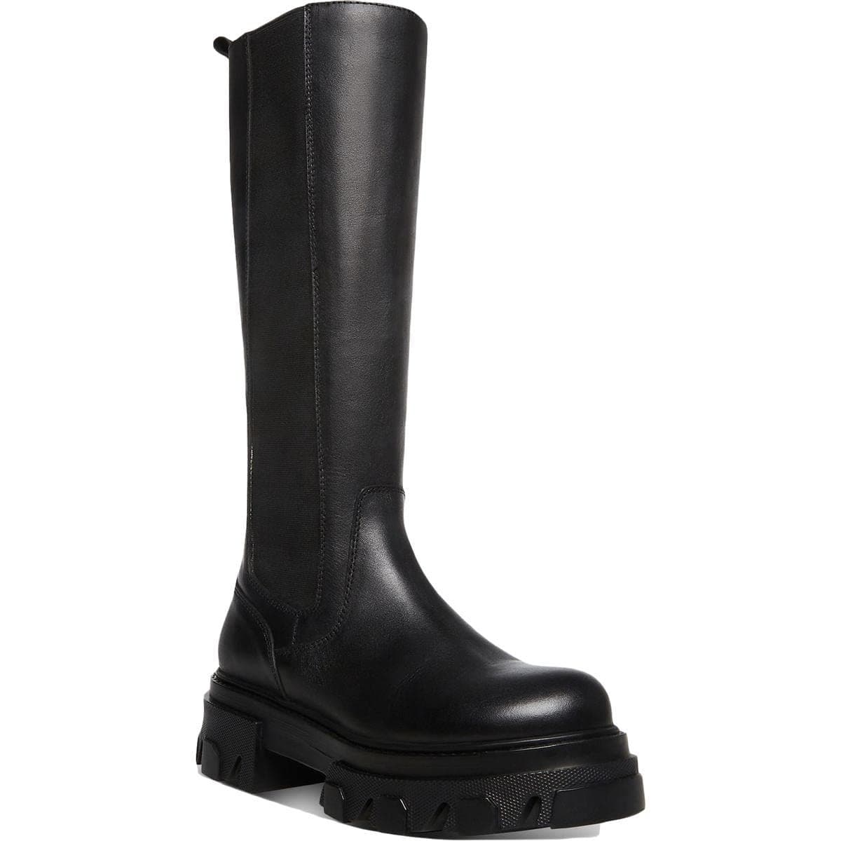 Steve Madden Esma knee high boots black leather PLATFORM Size 7 M - Thumbnail 2