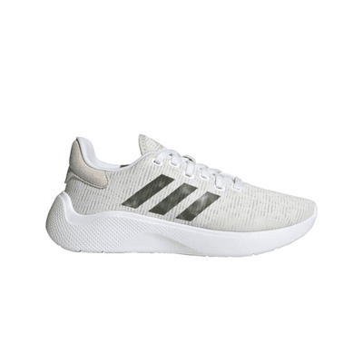 Adidas Puremotion 2.0 Women's Running Shoes White Linen Green Size 10 - Thumbnail 2