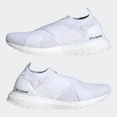Adidas Women's Ultraboost Slip On DNA Running Shoes White Black Size 5.5 B - Image 1