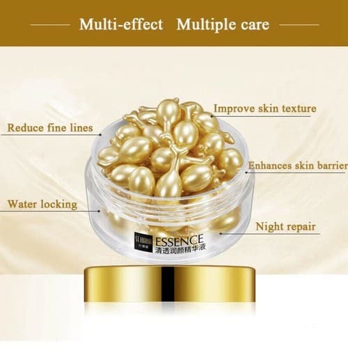 30Pcs Hyaluronic Acid Essence Capsules Serum Anti-aging Acne Freckle Whitening - Thumbnail 6