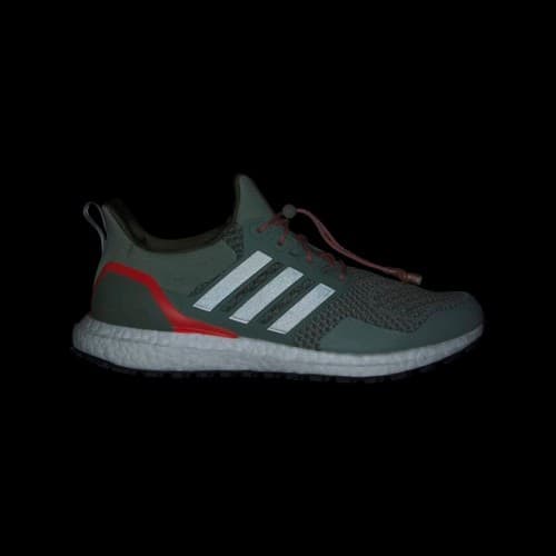 Adidas Men's Ultraboost 1.0 Running Shoes Silver Green/ Olive Strata Size 14 - Thumbnail 10