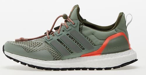 Adidas Men's Ultraboost 1.0 Running Shoes Silver Green/ Olive Strata Size 14 - Thumbnail 5