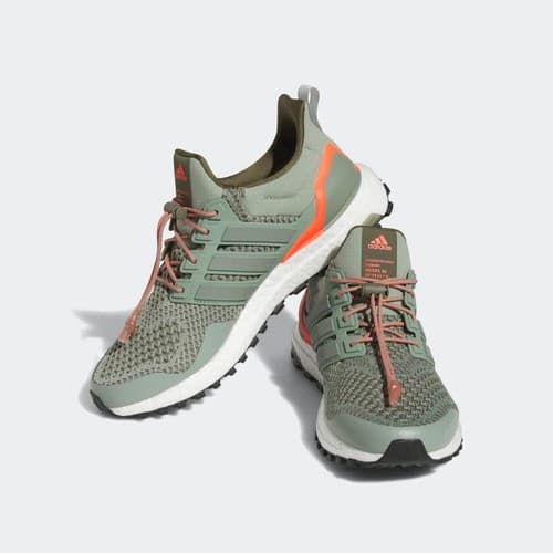 Adidas Men's Ultraboost 1.0 Running Shoes Silver Green/ Olive Strata Size 14 - Thumbnail 7