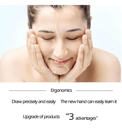 4D Set Mascara And Eyeliner Waterproof Liquid Black Long Lasting Quick Drying - Thumbnail 10
