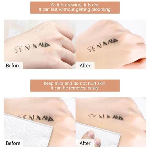 1 pack 4D Starry Sky Eyeliner Waterproof Liquid Black Long Lasting Quick Drying - Thumbnail 6