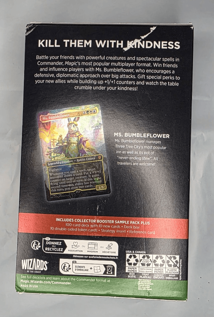 MTG Bloomburrow Commander Deck – Peace Offering – Magic the Gathering Sealed - Thumbnail 3