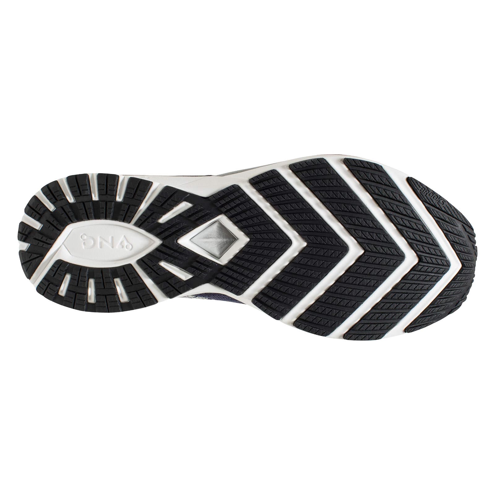 Brooks Mens Ricochet Running Shoes - Greystone/Grey/Navy - Size 8 D - Thumbnail 7