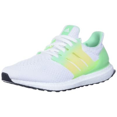 Adidas Ultraboost 5.0 DNA Men's Running Shoes Size 12 M White/White/Beam Green - Thumbnail 5