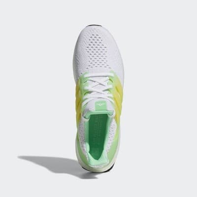 Adidas Ultraboost 5.0 DNA Men's Running Shoes Size 12 M White/White/Beam Green - Thumbnail 8