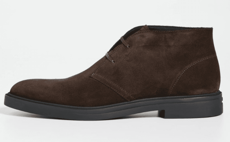Hugo Boss Men's Calev Chukka Boots Seude Brown EU 44 / USA 11 - Thumbnail 3