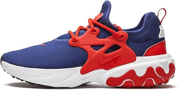 Nike React Presto Men's Running Shoe Deep Royal University Red 10 Men 11.5 WMN - Thumbnail 5