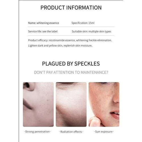 2 Pack Whitening Face Serum Anti-Aging Wrinkle Remove Freckle Firming Nourishing - Thumbnail 4