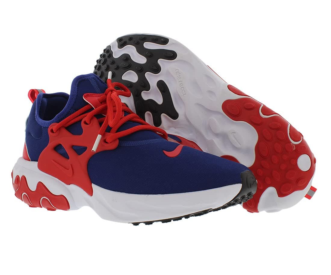 Nike React Presto Men's Running Shoe Deep Royal University Red 10 Men 11.5 WMN - Thumbnail 8