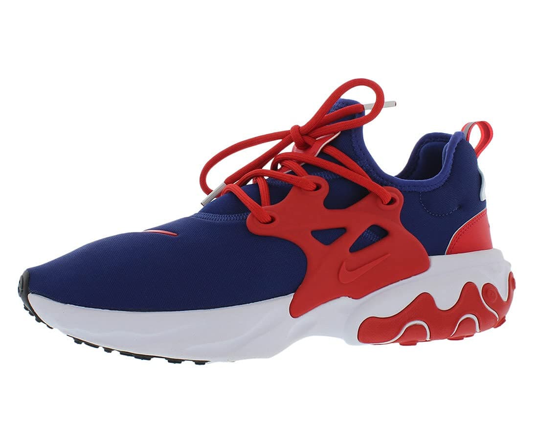 Nike React Presto Men's Running Shoe Deep Royal University Red 10 Men 11.5 WMN - Thumbnail 3