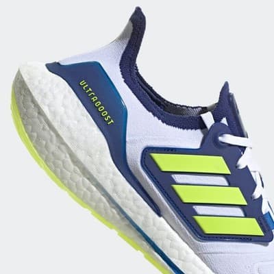 Adidas Ultraboost 22 White Blue Green Men’s Shoes SZ-10.5 GY8674 - Thumbnail 5
