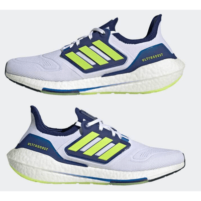 Adidas Ultraboost 22 White Blue Green Men’s Shoes SZ-10.5 GY8674 - Image 1