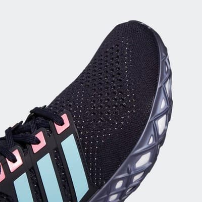 Adidas UltraBoost WEB DNA Running Shoes Navy Blue Pink Size Men 6/ Wmn 7 M - Thumbnail 3